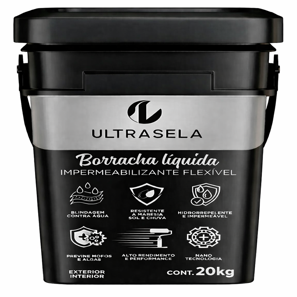 Selamax: Borracha Líquida Impermeabilizante Flexível – Proteção Contra Infiltrações para Telhados, Lajes e Paredes
