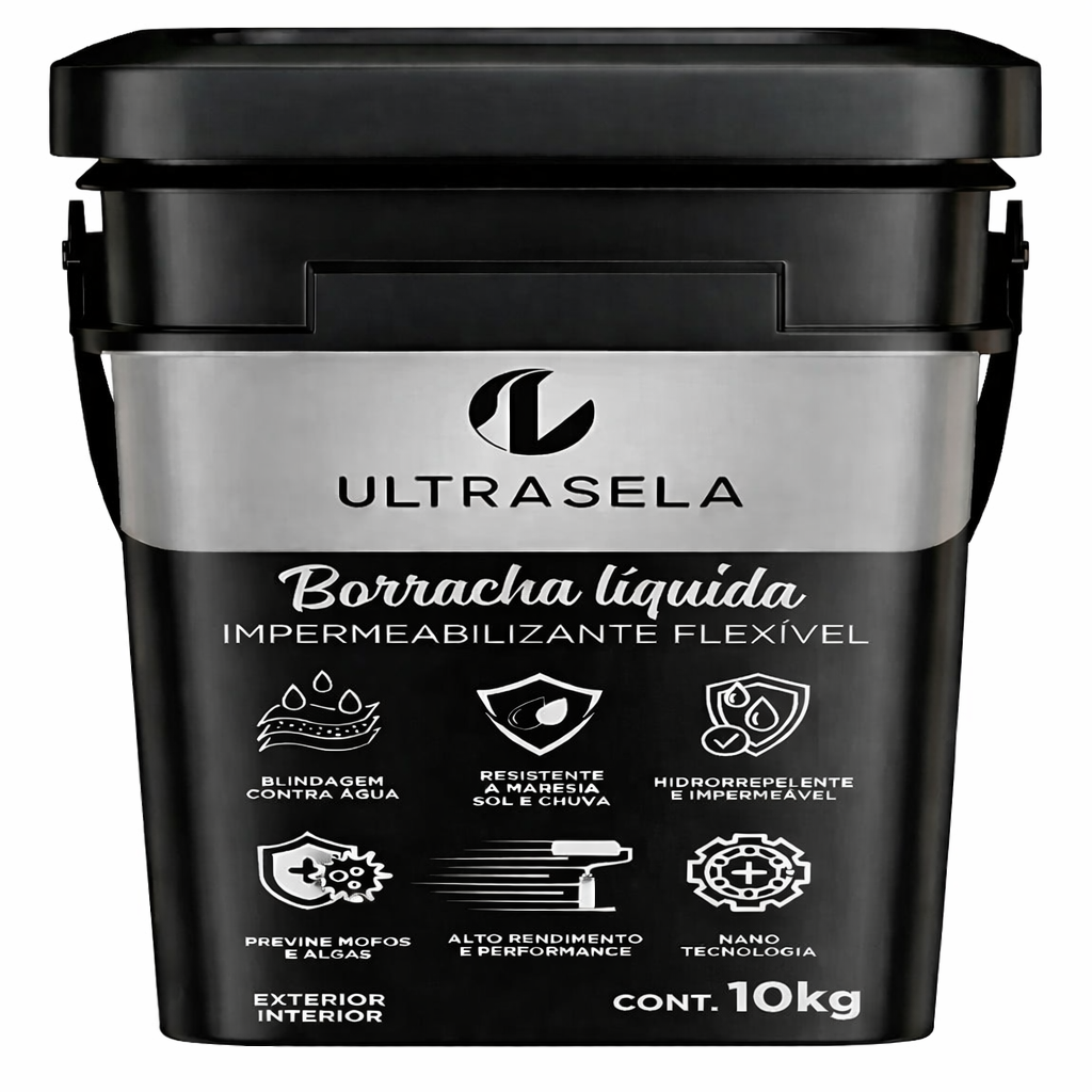 Selamax: Borracha Líquida Impermeabilizante Flexível – Proteção Contra Infiltrações para Telhados, Lajes e Paredes