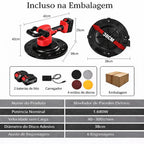 Desempenadeira Elétrica Profissional + BRINDE HOJE (4 Discos)