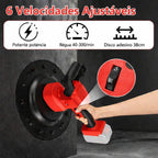 Desempenadeira Elétrica Profissional + BRINDE HOJE (4 Discos)